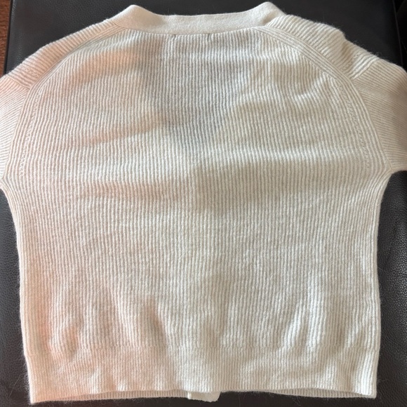 Baby alpaca wool cropped cardigan - Picture 4 of 4